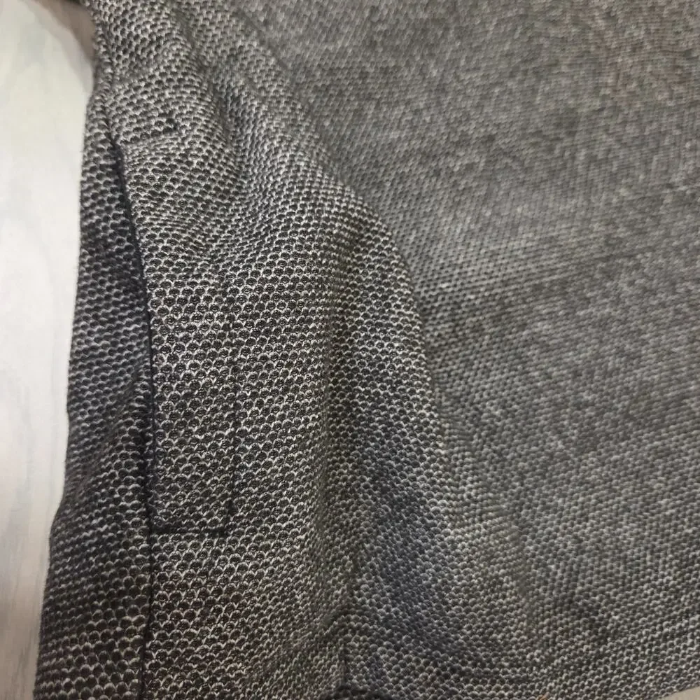 Orvis Men's L Gray Fleece Lined 1/4 Zip Pullover Sweater Jacket